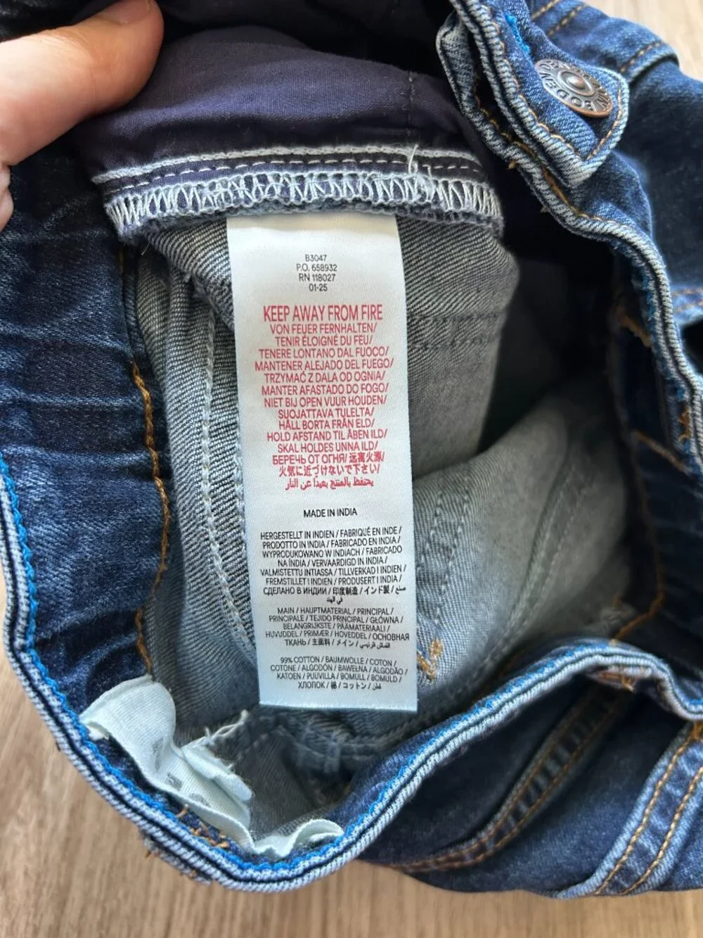 Mini Boden Everyday Straight Leg Jeans in Dark Wash Kids Size 9-10 YO